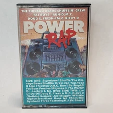 Power Rap by Various Artists Cassette Tape 1986 Run DMC FAT BOYS DOUG E FRESH