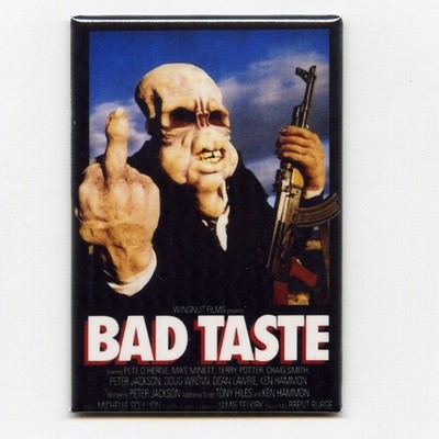 BAD TASTE (1987) - 2''x3'' MOVIE POSTER MAGNET (peter jackson horror vhs