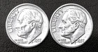 1957 P&D 10c SILVER  Roosevelt Dime Year Set. GEM  BU  FB  FREE Ship    (R057)