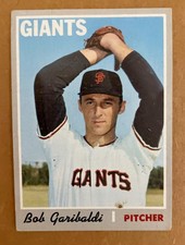1970 Topps San Francisco Giants Bob Garibaldi  Baseball Card #684 (EX)