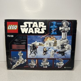LEGO Star Wars 75138 Hoth Attack Unopened, Retired Set 2016 Han Solo Snowtrooper