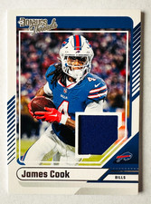 2024 Donruss Threads James Cook Jersey Card Bills Star!