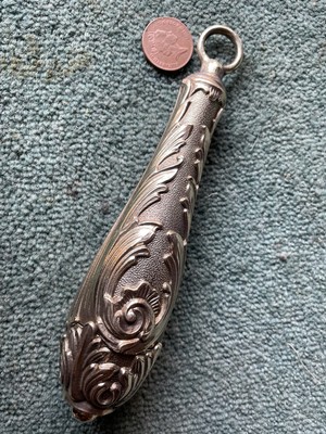 WC Spülkasten Rollo Butlers Glockenzug um 1930 Messing Engelsflügel französisch 190x44mm
