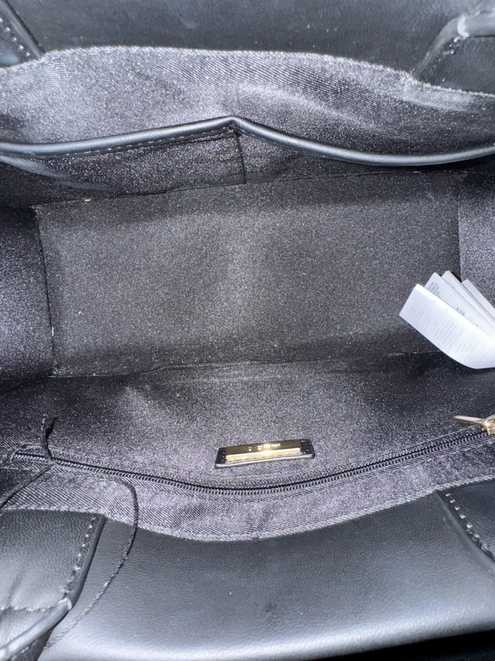 Bolso tote Aldo negro con correa y compartimentos Foto 4 de 4