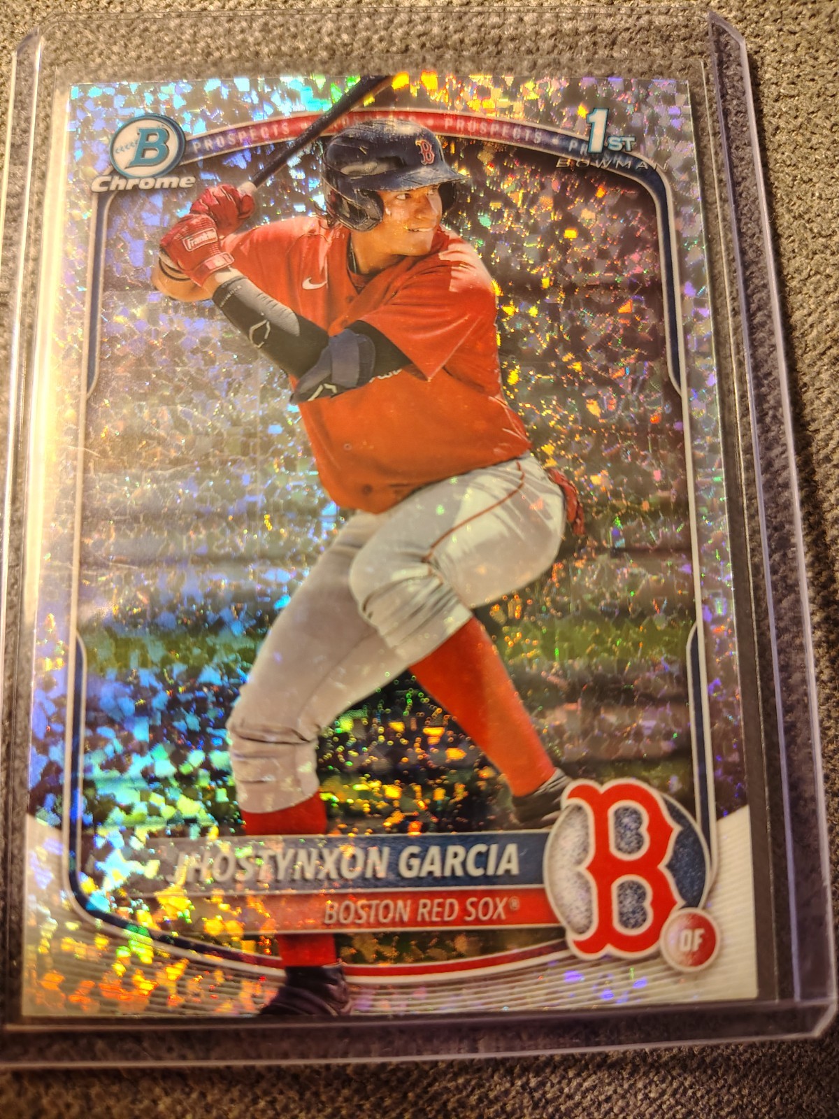 2025 Bowman - 1st Bowman Chrome Jhostynxon Garcia #BCP-43 Mini-Diamond