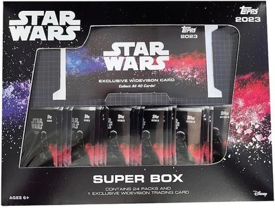 2023 Topps Star Wars Flagship Super Hobby Box 24 Packs