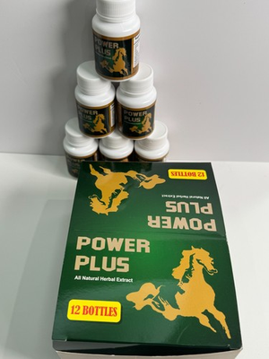 #ad POWER PLUS GINSENG Capsules Supplement 6 bottes $60.00