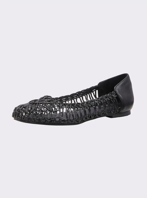* Heine Ballerina *  Damen Sommer Schuhe Slipper * Gr. 40 schwarz * NEU