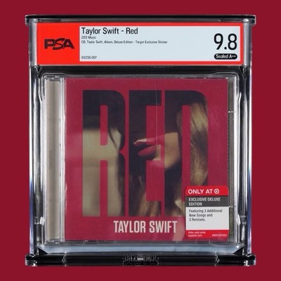 9.8 A++ PSA Red CD Target Exclusive Deluxe Edition Bonus Taylor Swift CGC WATA