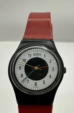 Vintage 80's SWATCH Watch "Chrono Tech" LB104 1984 25mm