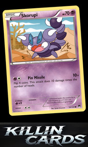 Skorupi 53/122 Pokemon Common XY - BREAKpoint Card LP