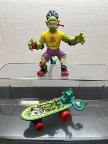 Vintage Teenage Mutant Ninja Turtles TMNT Mondo Gecko Complete 1990 Playmate W17