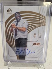 2025 UD AEW SP Signature Evil Uno Autograph Auto Signed SSP Dark Order Gold /15