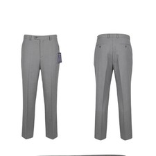 NWT Chaps Men's Suit Separate Dress Pants 36x30 Grey Pinstripe Trousers $120