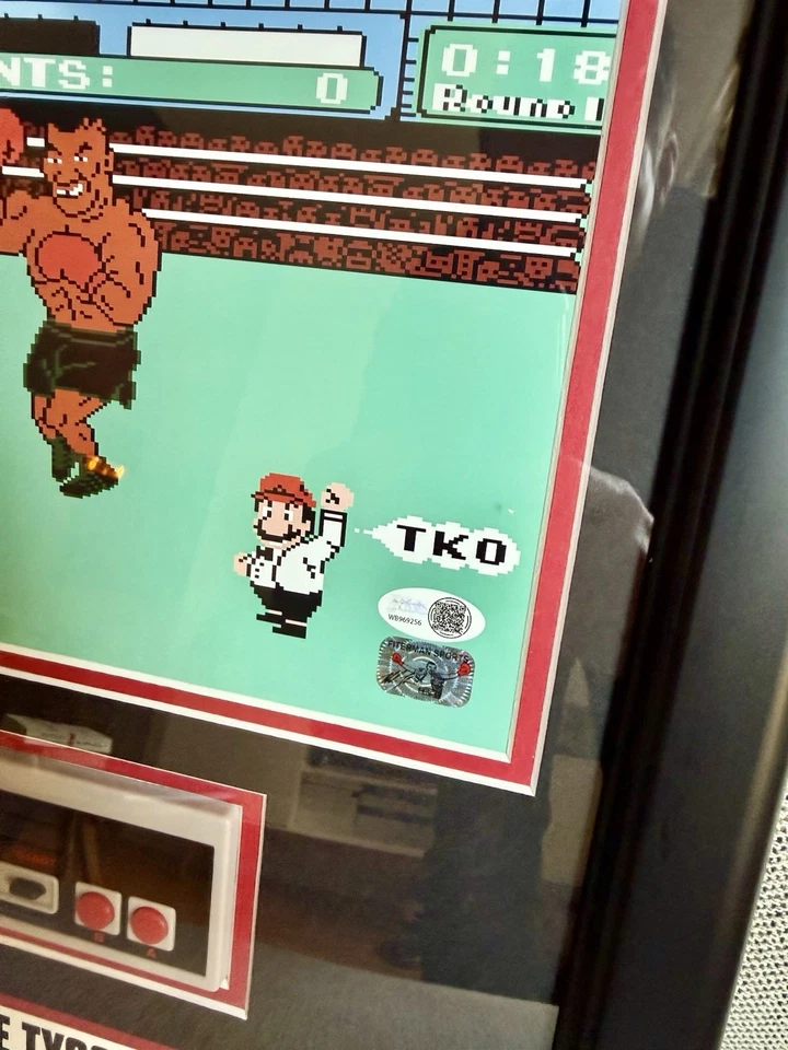 Mike Tyson Signed Knock-Out Picture / Fiterman JSA COA / Nintendo Console - Bild 3 von 4