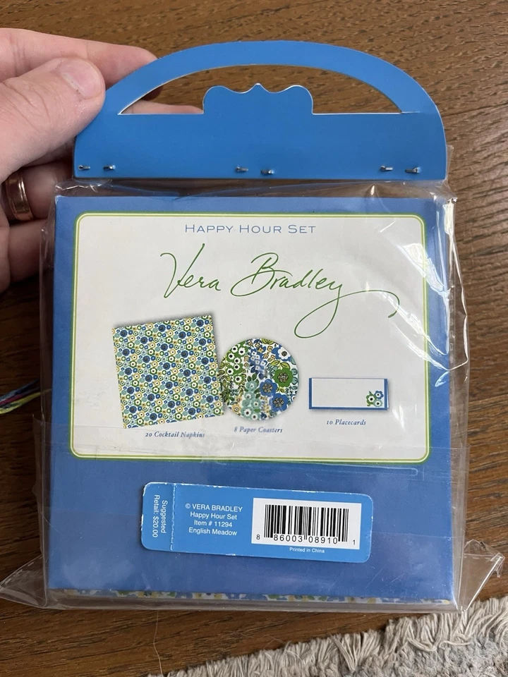 Vera Bradley Happy Hour Set English Meadow - Image 2 of 3