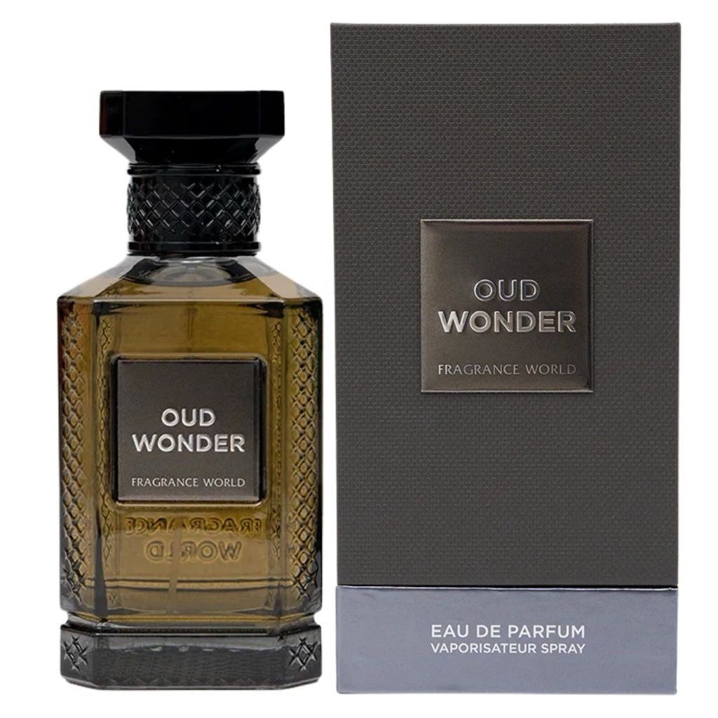 Oud Wonder Fragrance World eau de parfum boisé oriental pour homme et femme 150ml