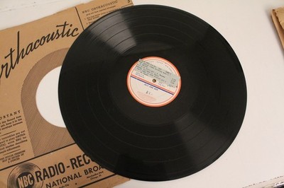 Jill´s Juke Box 213 Transkriptionsplatte 20 Zoll  40cm  Radiosendung Jazz LP D35