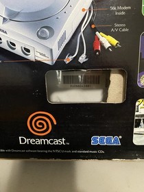 SEGA Dreamcast White Console Video Game System Rare Unused New In Box w/Extras!