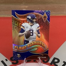 2021 Panini Phoenix Flame Throwers Blue Kirk Cousins /35 Vikings NFL