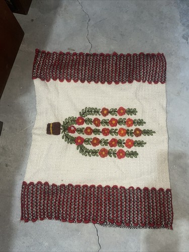 Vintage Hand Made Crochet Place Mat 