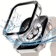 Glass  cover For Apple Watch Case series 8 7 6 5 4 3 SE 44mm 40mm 42-38-41mm