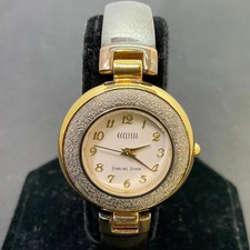 ECCLISSI Vintage Sterling Silver Two Toned "Diamond Dust" Ladies Watch