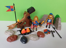 Playmobil Sammlung Knights Set 6039 Löwenritter mit Angriffskatapult
