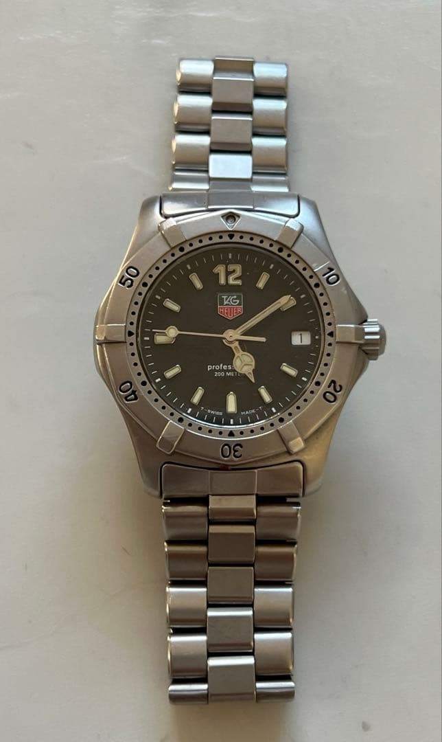 TAG Heuer Professional Black Mother of Pearl Unisex Adult Watch