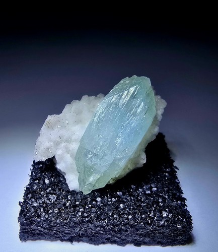 ***SWEET-Sparkling Apophyllite cristallo su Stilbite, TN miniera India*** - Foto 2 di 8