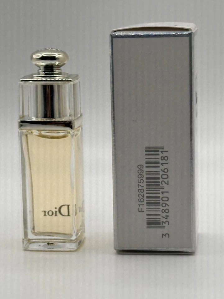 Dior Addict By Christian Dior 5ml Eau De Toilette Splash Vintage Raro - Imagem 3 de 4