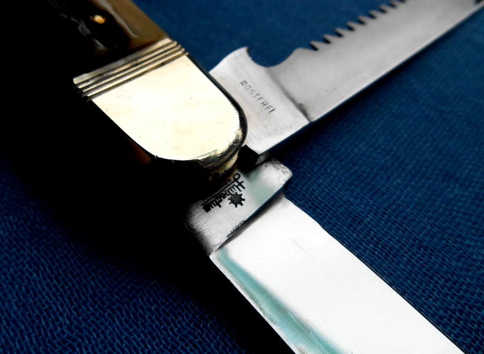 altes HUBERTUS " Jagd Taschenmesser Messer TOLL !! ! - Bild 3 von 4