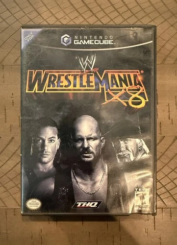 WWE WrestleMania X8; Boxed (Nintendo GameCube, 2002)