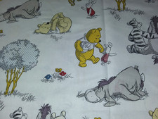 By The 1/2 Yard Winnie The Pooh Friends Cotton Fabric Springs "Together Day"