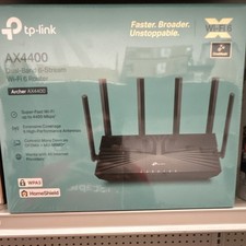 TP-Link Archer AX4400 Wi-Fi 6 Dual-Band Router 4400Mbps WPA3 HomeShield