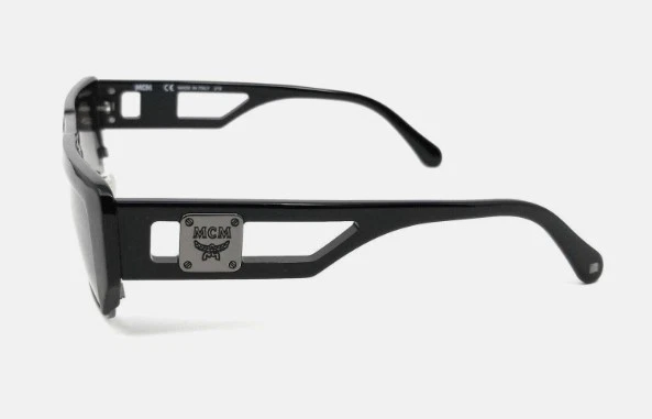 Gafas de sol clásicas icónicas MCM rectangulares negras para hombre MCM681S-001 Foto 3 de 3