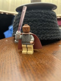 Lego Mace Windu Minifigure 7261 Clone Turbo Tank. Light Up Lightsaber 2005