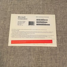 Microsoft Windows 10 Professional 64Bit English DVD Product Key Factory Sealed