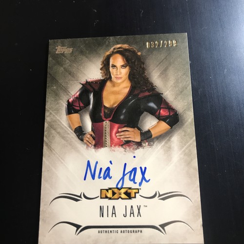 WWE Undisputed 2016 Nia Jax On Card Auto 32/299