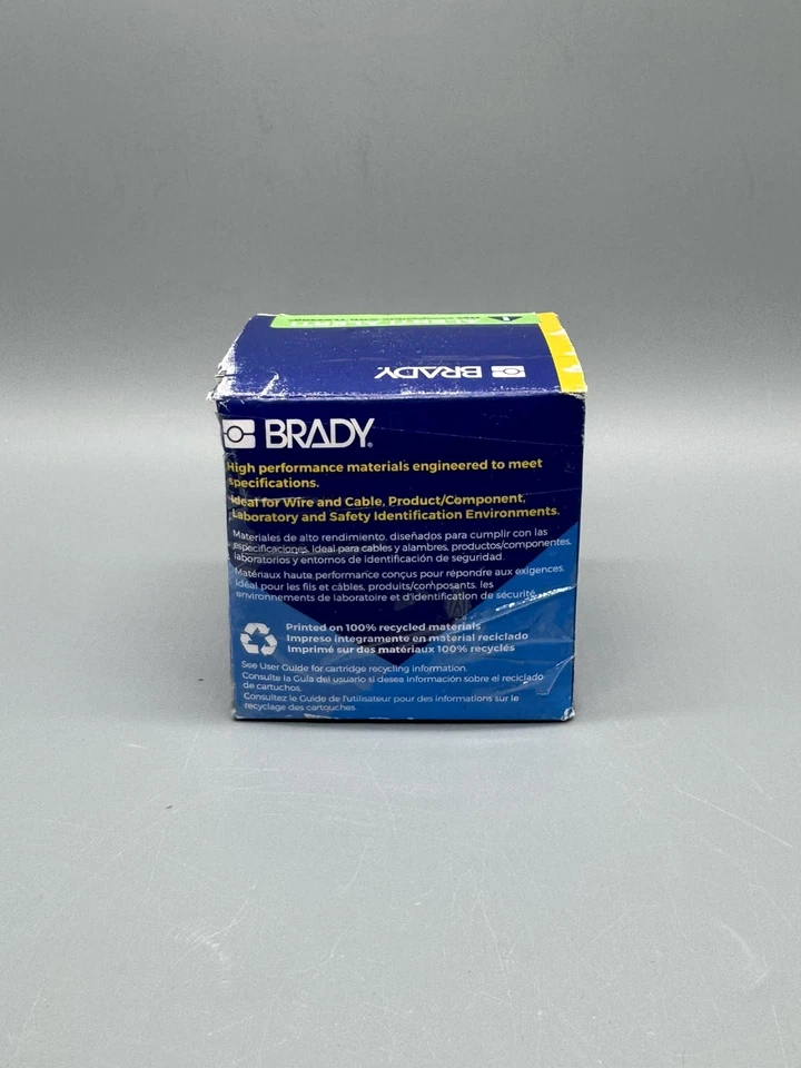 Etiqueta de cable y alambre de vinilo autolaminado BRADY PTL-33-427 100 etiquetas transparente/blanco Foto 3 de 4