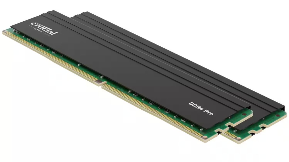 Crucial - Pro 64GB Kit (2x32GB) DDR4 3200MHz C22 UDIMM