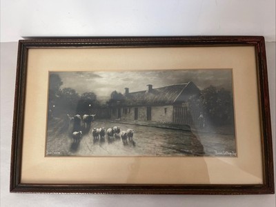 Burns Cottage Ayr Vintage Print James Lee c1900 Scotland Robert Burns 15x9 