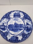 Antique Flow Blue Views Of Harrisburg, Pennsylvania Commemorative Plate  — photo 9