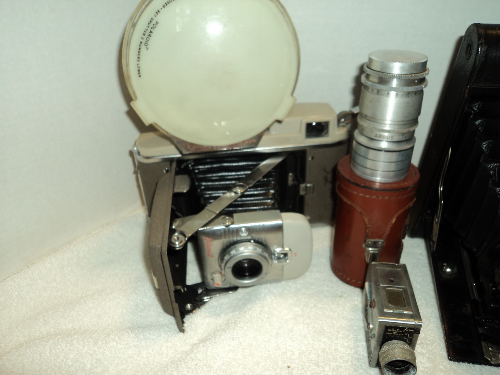 VTG Polaroid Model 80 Land Camera & Model 281 Flash Unit Filter ...