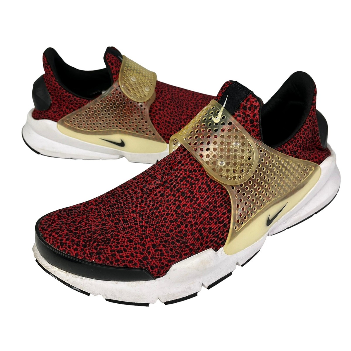 Nike Sock Dart QS Safari Sneaker Shoe Mens Size 11 Red 