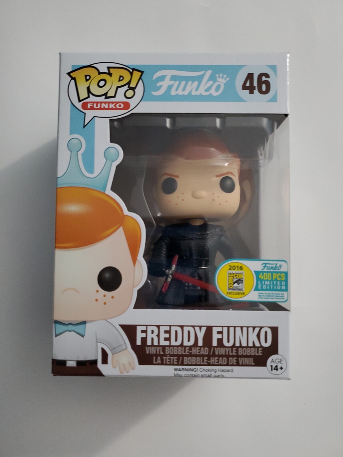 En Oferta Freddy Funko Como Kylo Ren, Exclusivo De Star Wars Sdcc 2016, #46 Limitado 400 Piezas.