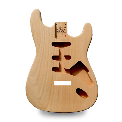 Stratocaster Gitarrenkörper SSS - unvollendet - 2 Stück Mahagoni