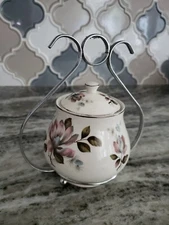 VTG MIDWINTER STYLECRAFT CLASSIC SHAPED LIDDED SUGAR JAM JELLY POT BOWL 10-62