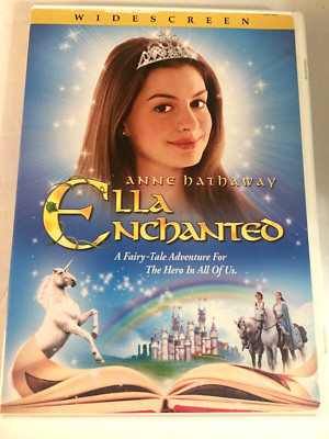 Ella Enchanted DVD Anne Hathaway Ships Free Same Day With Tracking