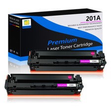 2PK Magenta CF403A 201A Toner for HP Color LaserJet MFP M277n M277dw M252 M252n